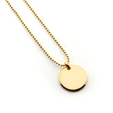 HAVANA - collar personalizable medalla dorada 18mm